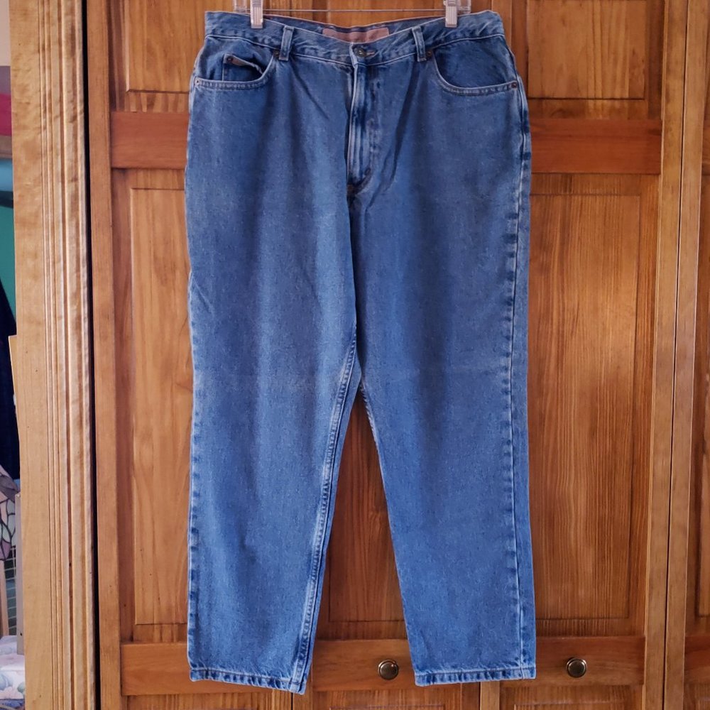 EDDIE BAUER blue jeans sz 18 petite woman